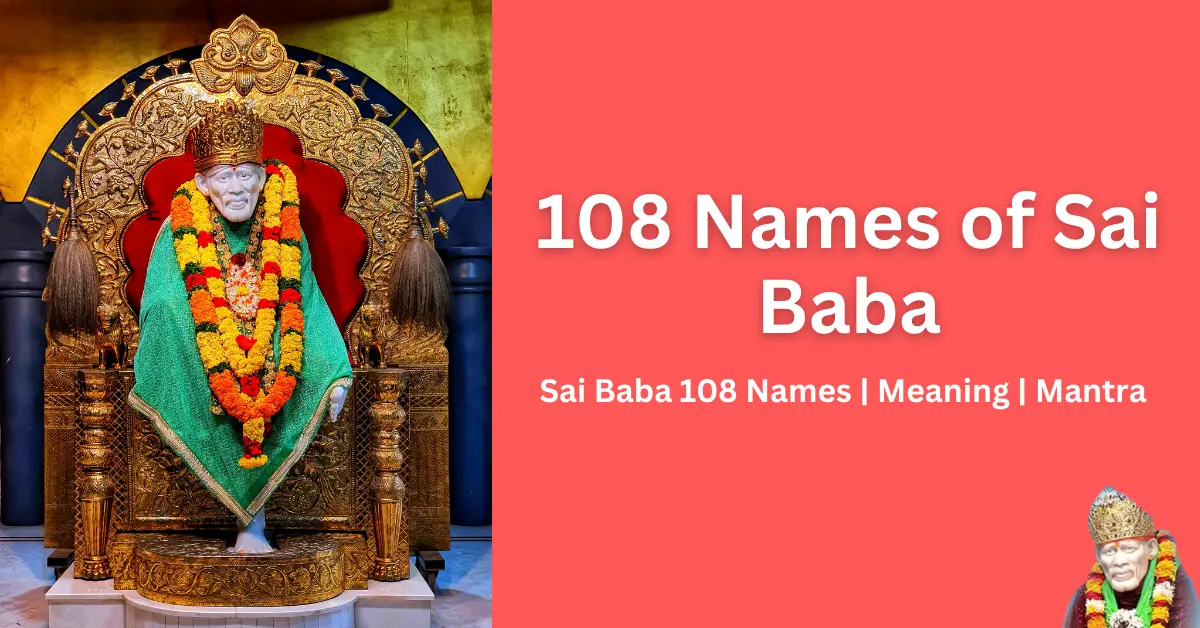 108 Names of Sai Baba